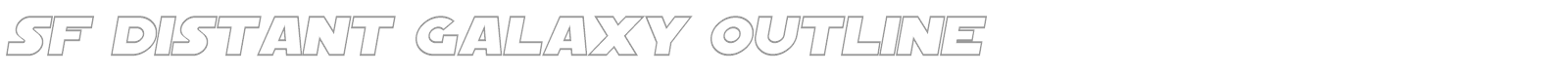 SF Distant Galaxy font preview